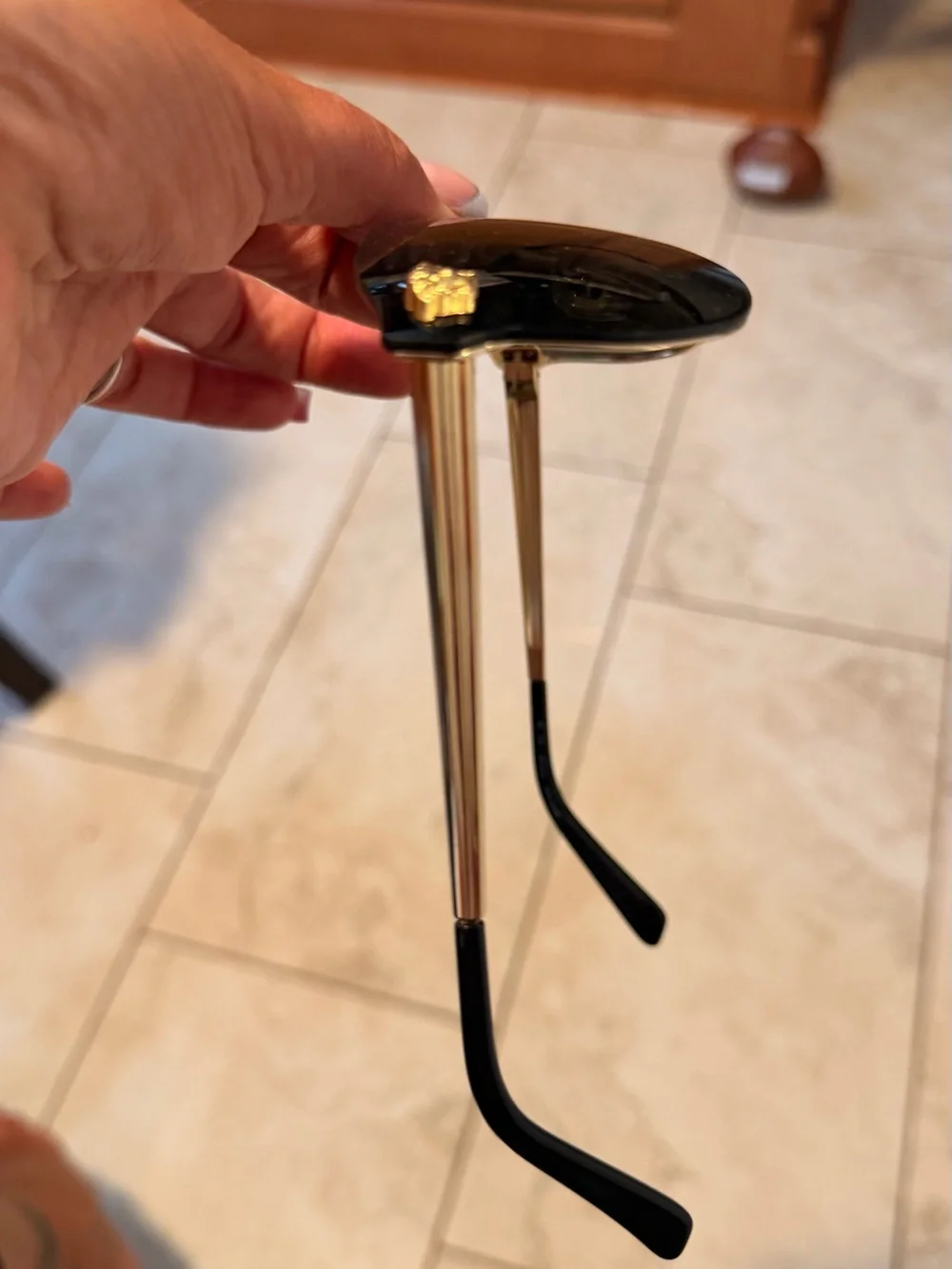Versace Men’s Black Shield Sunglasses with Gold Medusa Details